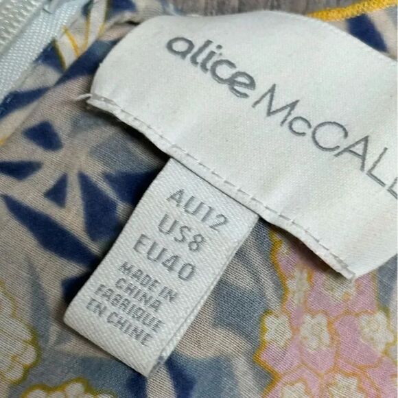 Alice McCall women’s Choose Me floral ruffled romper with pockets size 8 - Picture 8 of 9